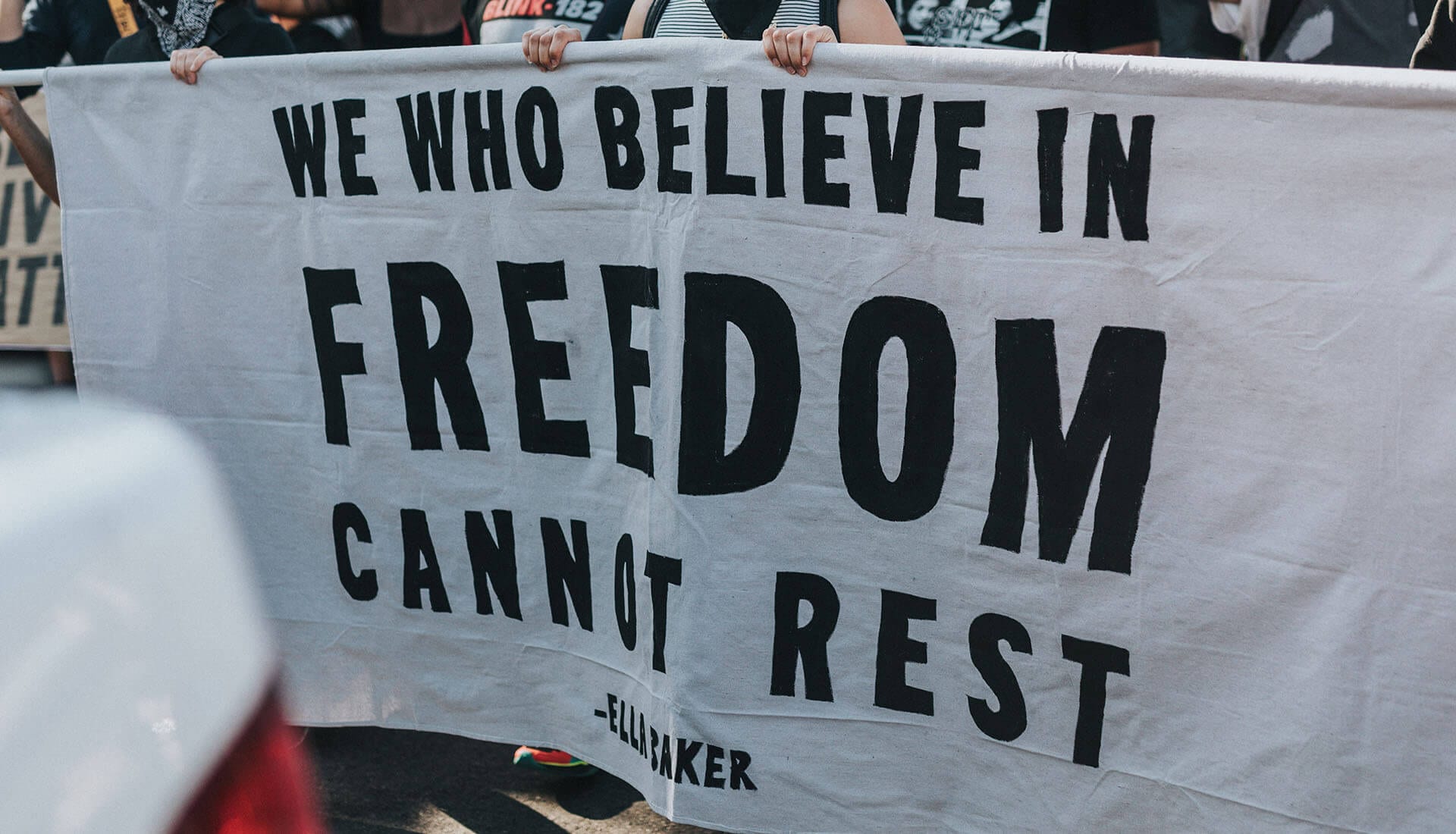 Believe in Freedom Sign