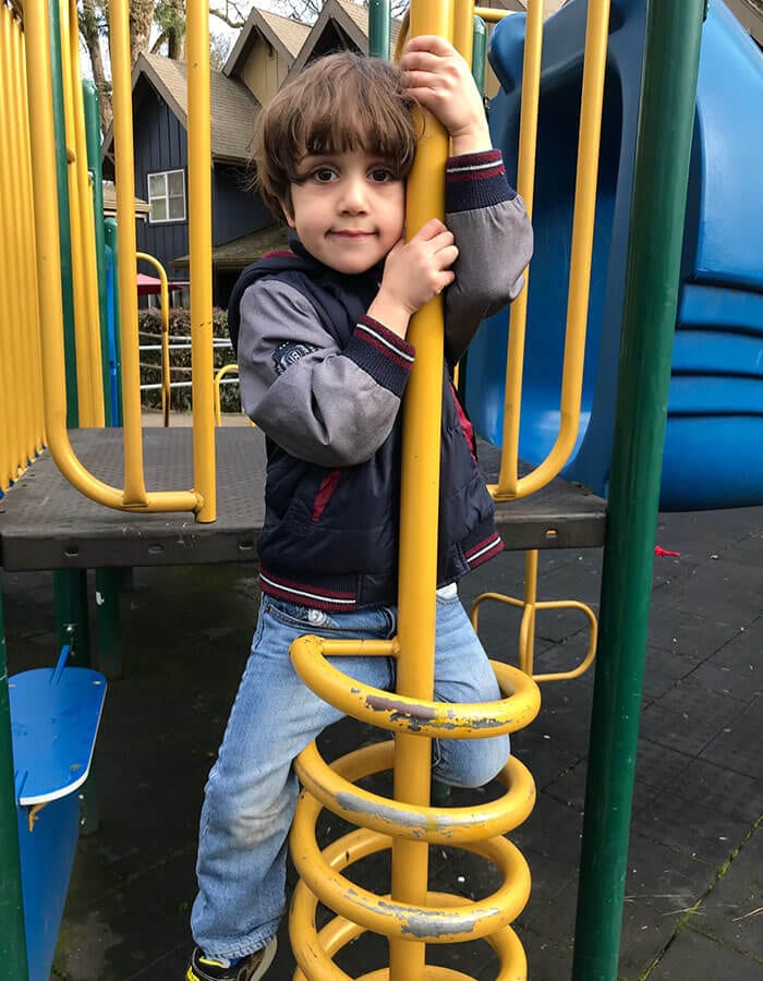 Boy on Playground